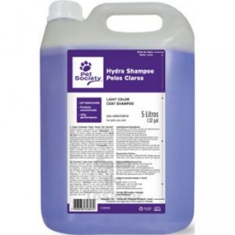 Shampoo Pet Society Pelos Claros - 5 Litros Shampoo Pet Society Pelos Claros - 5 Litros